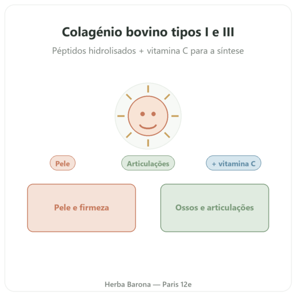 Colágeno bovino em comprimidos Tipo 1 e 3 Doctor's Best apresentação Paris Herba Barona