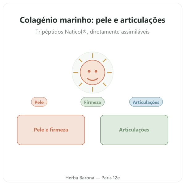 Colagénio marinho concentrado – Dynveo – 120 cápsulas apresentação Paris Herba Barona