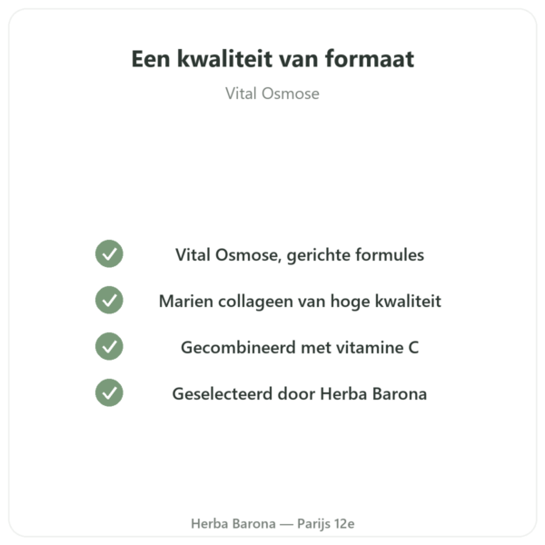 Marien Collageen Type II Vital Osmose in capsules kwaliteit Paris Herba Barona
