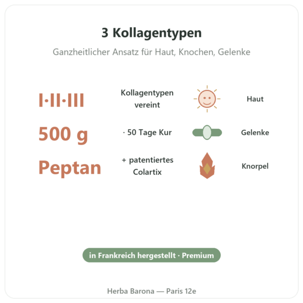 Collagen Mix – 500 g – Nutrimuscle Vorteile und Fakten Paris Herba Barona