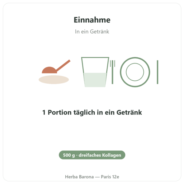 Collagen Mix – 500 g – Nutrimuscle Anwendung und Dosierung Paris Herba Barona