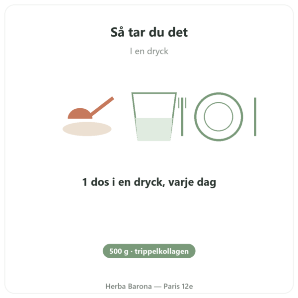 Collagen Mix 500g – Nutrimuscle användning och dosering Paris Herba Barona
