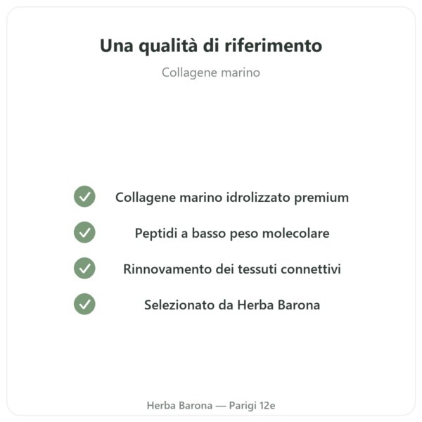 Collagene marino idrolizzato in capsule qualità Paris Herba Barona