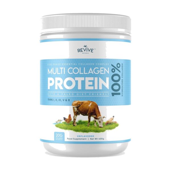 Collagène halal Multi Collagen Protein Revive pot 400 g Paris Herba Barona