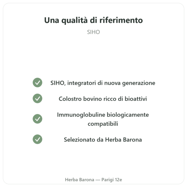 Colostro – SIHO – 60 Capsule qualità Paris Herba Barona
