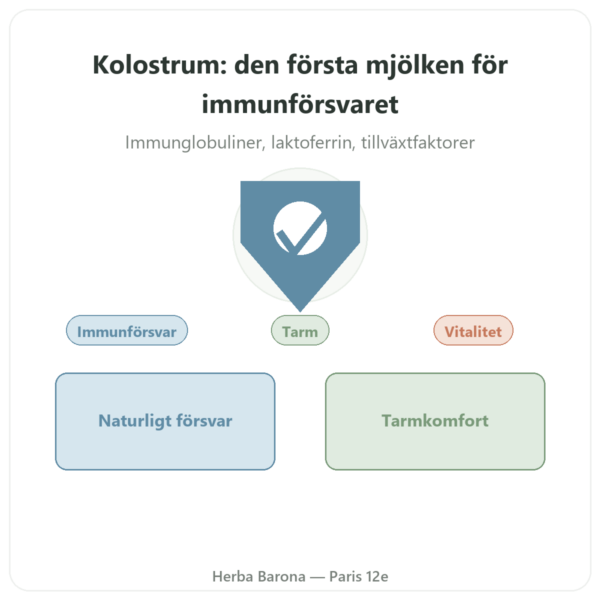 Colostrum – SIHO – 60 kapslar presentation Paris Herba Barona