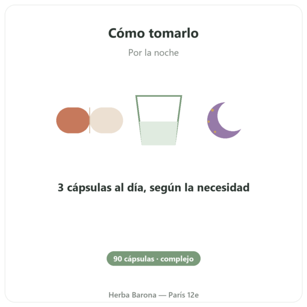 Complejo Estrés 8 – Dynveo – 90 cápsulas modo de empleo y dosis Paris Herba Barona