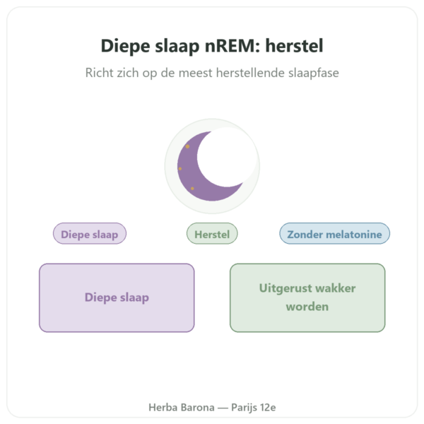 Complex Diepe Slaap nREM – Dynveo – 60 capsules presentatie Paris Herba Barona