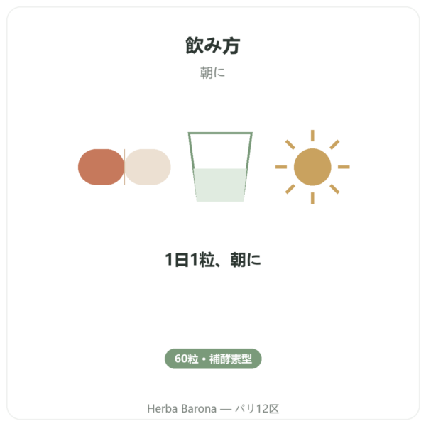 Dynveo ビタミンB群コンプレックス Multi B 60カプセル directions and dosage Paris Herba Barona