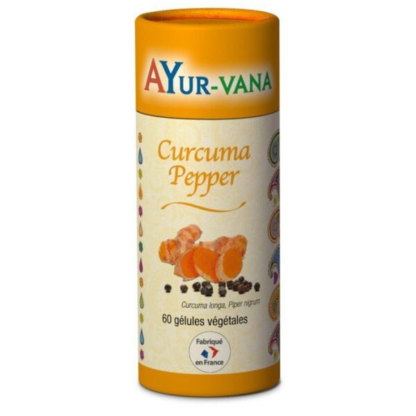 Curcuma Poivre – Ayur-vana – 60 gélules Paris Herba Barona