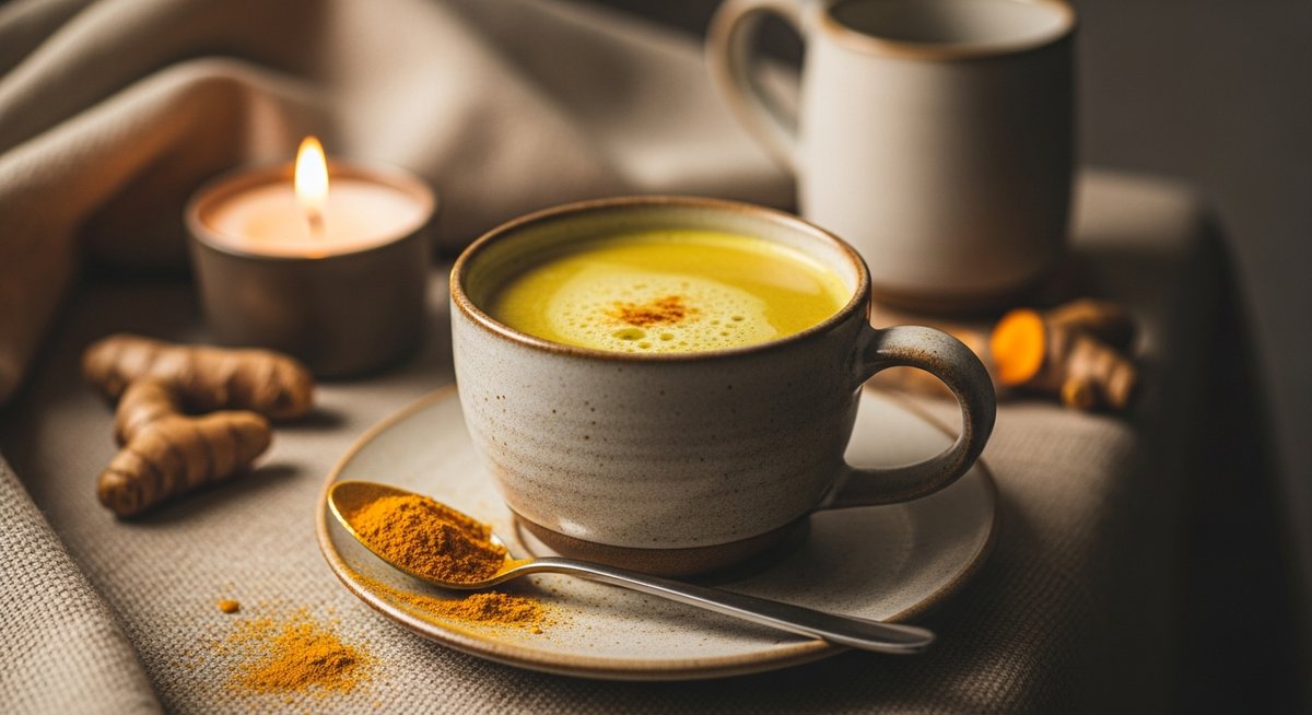 Kurkumalı sütlü içecek (golden latte), Herba Barona Paris