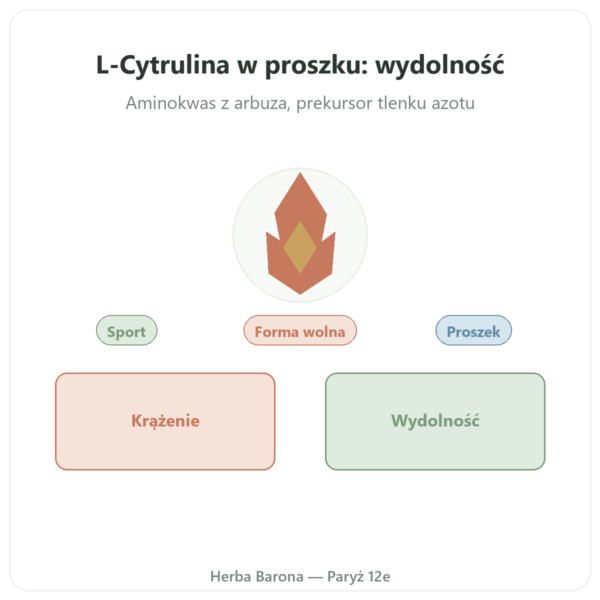 Cytrulina w proszku 200 g Doctor's Best prezentacja Paris Herba Barona