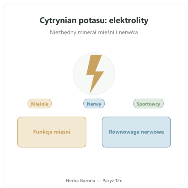 Cytrynian potasu – Dynveo – 60 kapsułek – 1000 mg prezentacja Paris Herba Barona