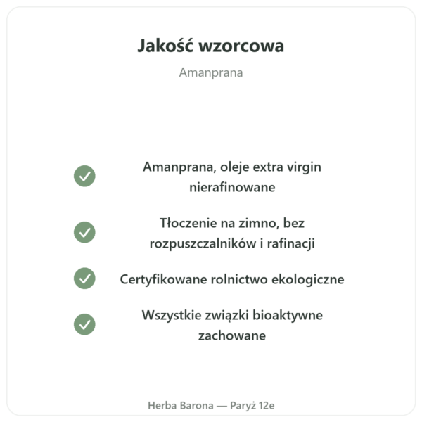 Czerwony Olej Palmowy bio – Amanprana – 325 ml jakość Paris Herba Barona