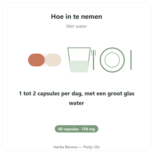 D-Mannose 750 – Be-Life – 60 capsules gebruiksaanwijzing en dosering Paris Herba Barona
