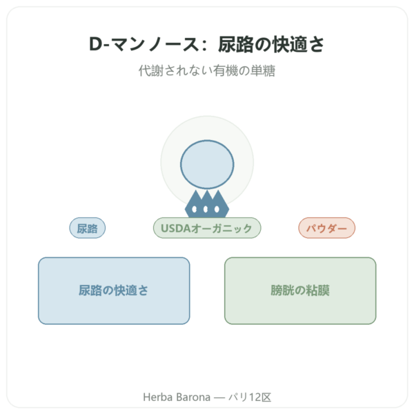 D-Mannose Pure Powder Organic Dマンノース – NOW Foods – 85 g presentation Paris Herba Barona