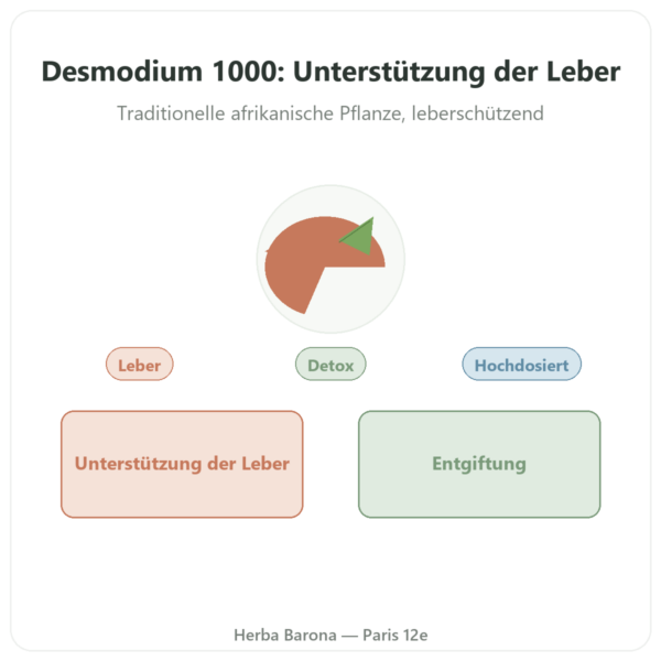 Desmodium 1000 – Be-Life – 90 Kapseln Vorstellung Paris Herba Barona