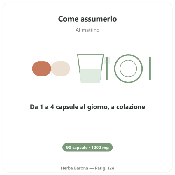 Desmodium 1000 – Be-Life – 90 capsule modo d'uso e dosaggio Paris Herba Barona