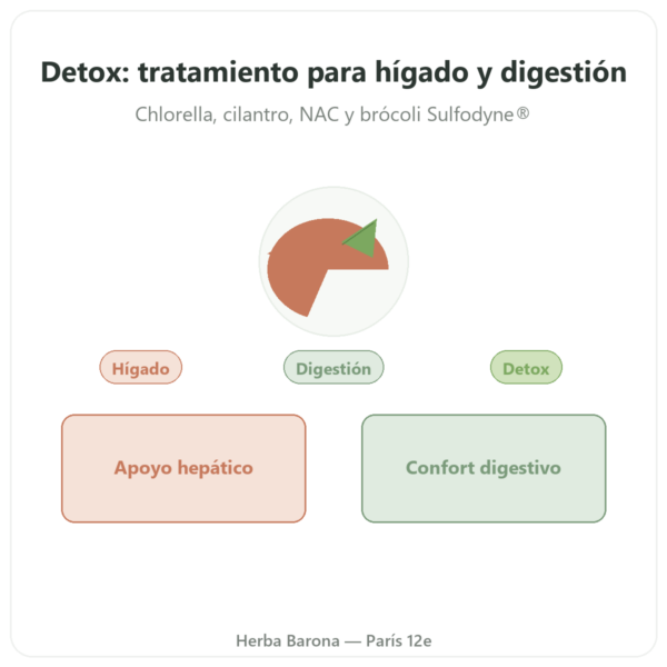 Detox Naturamedicatrix – 90 Cápsulas – Hígado y Digestión presentación Paris Herba Barona