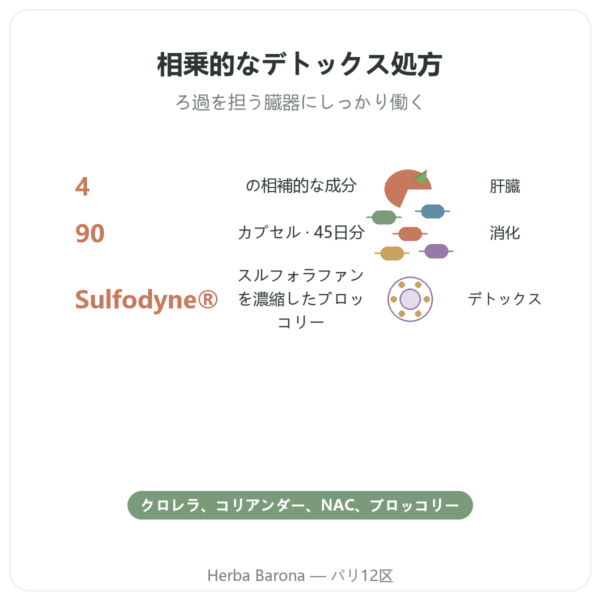 デトックス Naturamedicatrix – 90カプセル – 肝臓と消化に benefits and key facts Paris Herba Barona