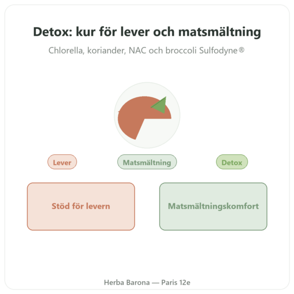 Detox Naturamedicatrix - 90 kapslar - Lever och matsmältning presentation Paris Herba Barona