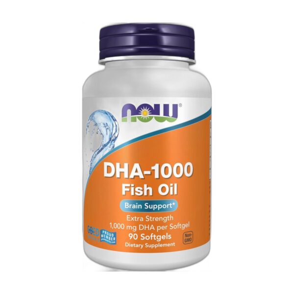 DHA 1000 mg NOW Foods 90 capsules molles Paris Herba Barona
