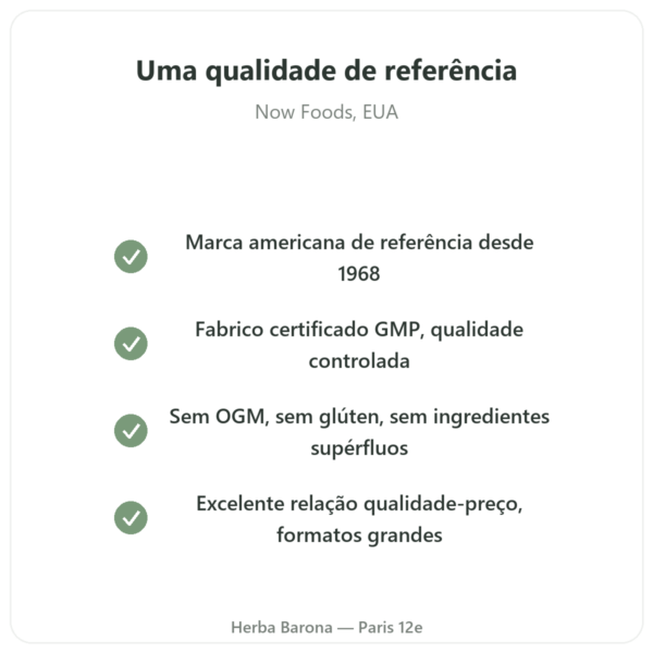 DHA 1000 mg – NOW Foods – 90 cápsulas moles qualidade Paris Herba Barona