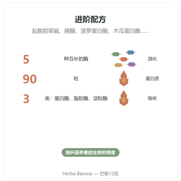 超级消化酶 - 90 粒 - Now Foods 功效与数据 Paris Herba Barona