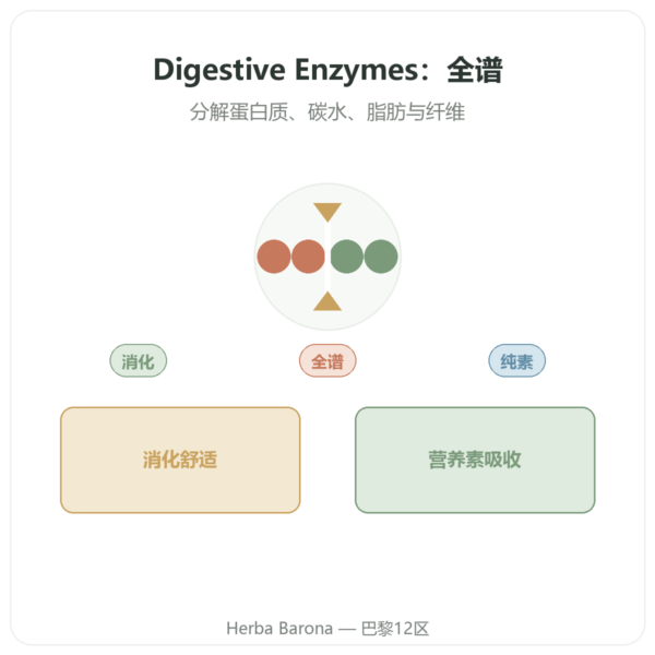 Digestive Enzymes 消化酶 – 90 粒 – Doctor's Best 产品展示 Paris Herba Barona