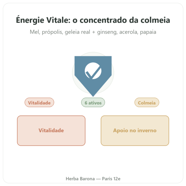 Energia Vital Propolia – Mel, Própolis, Geleia Real – 120g – Comprar apresentação Paris Herba Barona