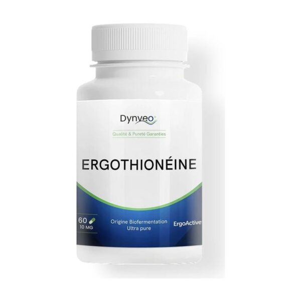 Ergothionéine pure ErgoActive Dynveo 60 gélules Paris Herba Barona