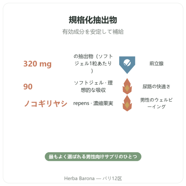 Saw Palmetto Extract 320mg Now Foods 90ソフトジェル – ノコギリヤシ benefits and key facts Paris Herba Barona