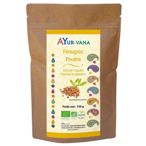 Fenugrec Bio poudre – Ayur-vana – 150 g Paris Herba Barona