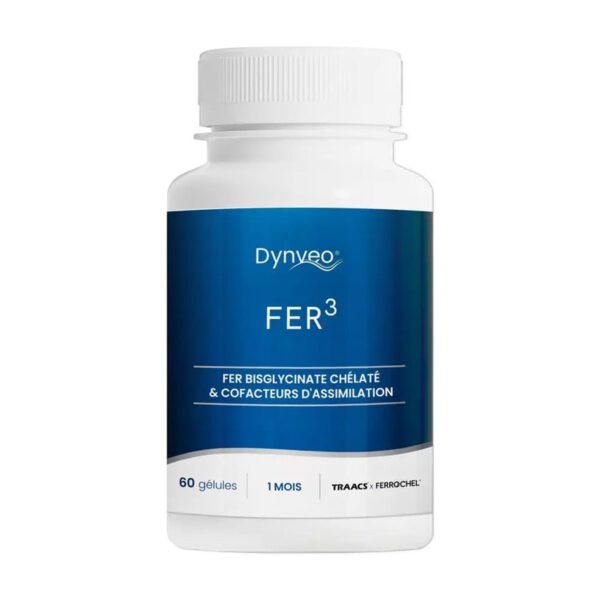 Fer3 – dynveo – Complexe Fer et Vitamine C 60 gélules Dynveo Paris 12e Herba Barona