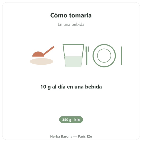 Fibra de Acacia BIO Dynveo – Polvo 350 g modo de empleo y dosis Paris Herba Barona