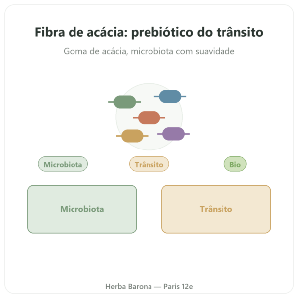 Fibra d'Acácia bio Dynveo Pó 350 g apresentação Paris Herba Barona
