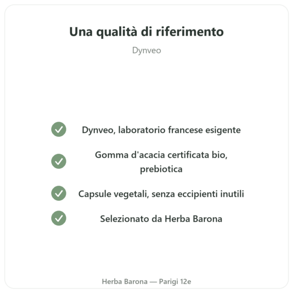 Fibra di Acacia BIO Dynveo – Polvere 200 g qualità Paris Herba Barona
