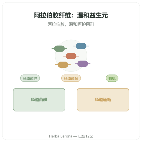 有机金合欢纤维 Dynveo 粉末 200 g 产品展示 Paris Herba Barona