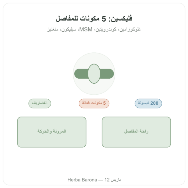 Flexine – Form'Axe – 200 كبسولة – المفاصل عرض المنتج Paris Herba Barona