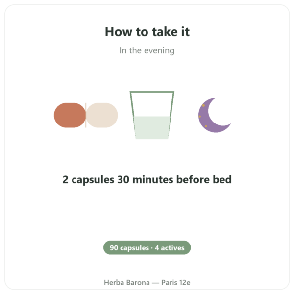 Form'a Sleep – Distriform' – 90 capsules directions and dosage Paris Herba Barona