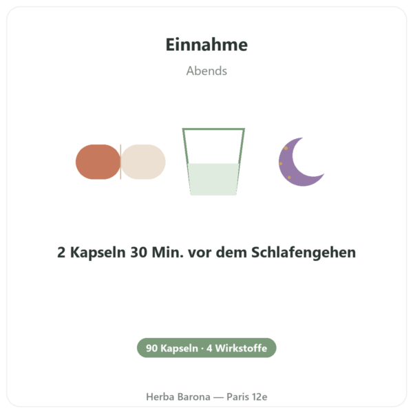 Form'a Sommeil – Distriform' – 90 Kapseln Anwendung und Dosierung Paris Herba Barona
