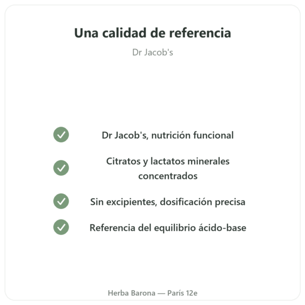 Fórmula Alcalinizante Pura Dr. Jacob's – 200 g en Polvo calidad Paris Herba Barona