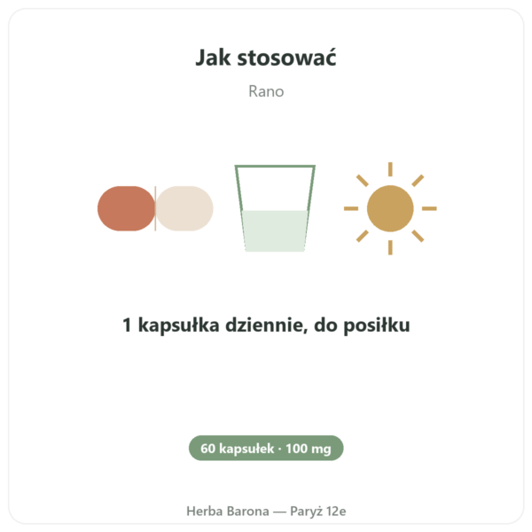 Fosfatydyloseryna roślinna – Dynveo – 100 mg – 60 kaps. sposób użycia i dawkowanie Paris Herba Barona