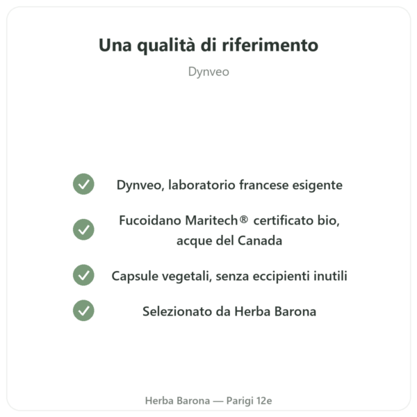 Fucoidano BIO – Dynveo – 250 mg – 60 capsule qualità Paris Herba Barona