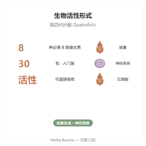 Fully Active B Complex Quatrefolic 30 粒胶囊 Doctor's Best - 购买 功效与数据 Paris Herba Barona