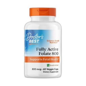 Fully Active Folate 800 mcg Doctor's Best 60 gélules Paris Herba Barona