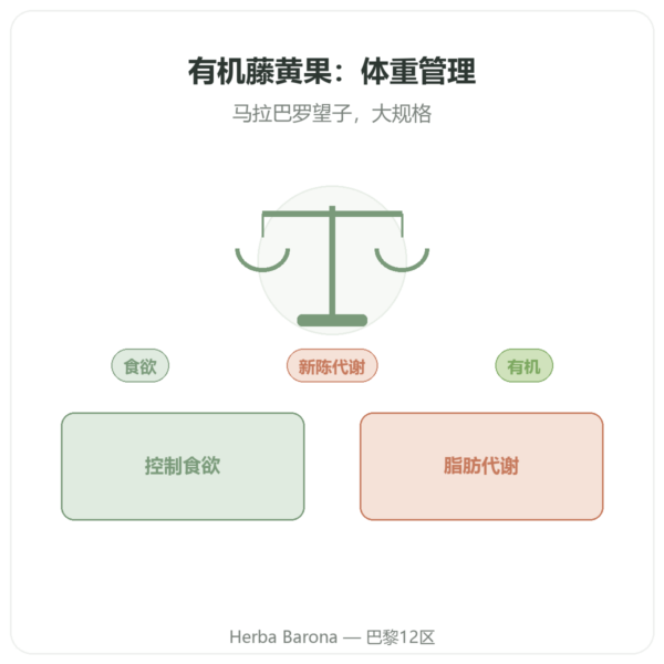 有机藤黄果(羟基柠檬酸) – Dynveo – 300 粒胶囊 产品展示 Paris Herba Barona