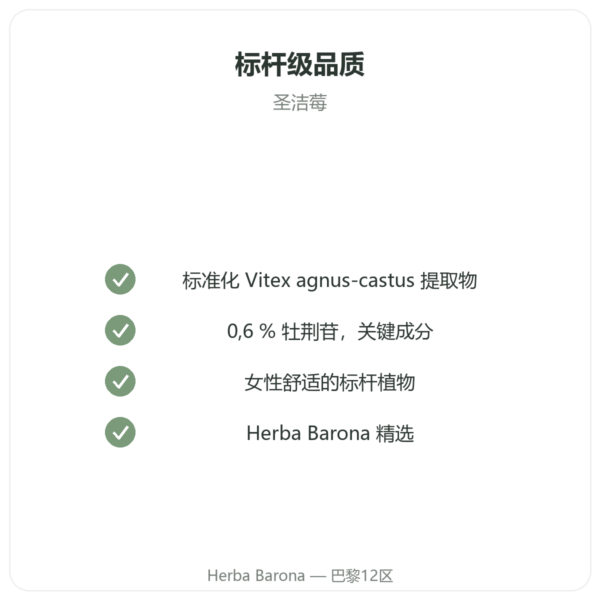 穗花牡荆提取物 250 mg – 0,6% 牡荆苷 – 60 粒胶囊 品质保证 Paris Herba Barona