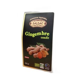 Gingembre confit BIO 200 g SALDAC Paris Herba Barona