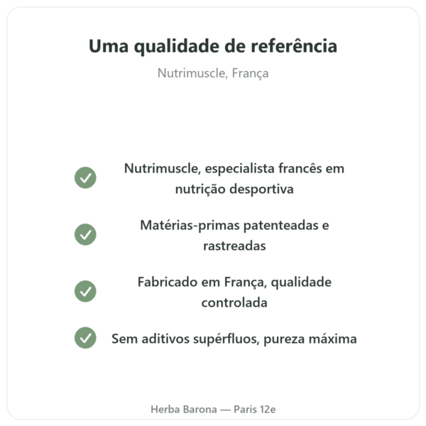 Glicina Cristalizada Nutrimuscle 120 cápsulas qualidade Paris Herba Barona